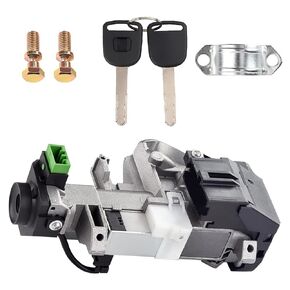 Ignition Switch Lock Cylinder Assembly Endxedo 35100-SDA-A71 Door Lock Cylinders with 2 Keys Compatible with Honda Accord CRV FIT Odyssey Civic 2006-2011(Without Lock Cylinder)