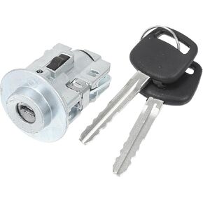 Ignition Lock Cylinder W/Keys No.6905704030 - Car Ignition Switch Cylinder Lock Assembly - for Toyota Camry LE 2.4L 2.5L 2007 Metal Silver Tone 1set