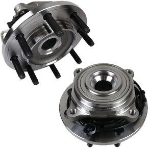 Autoround 515162 [2-Pack] Front Wheel Hub and Bearing Assembly Fits for Ram 2500 3500 2013 2014 2015 2016 2017 2018, Both Driver Passenger Side, 8 Lug W/ABS