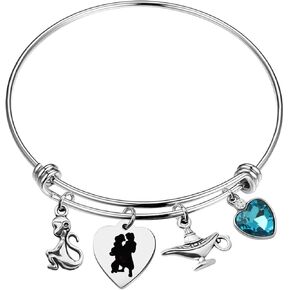 BLEOUK Jasmin Bracelet Fans Gift A Whole New World Princess Jasmin Jewelry Gift