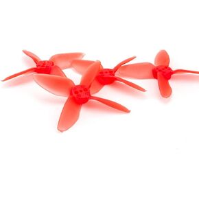 24pcs EMAX Avan Micro 2 Inch 4-Blade Racing Propellers for Drones (12x CW / 12x CCW) (Red)