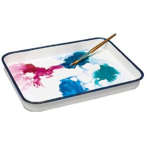 Jack Richeson Butcher Porcelain Palette Tray, 11 x 15 in, White