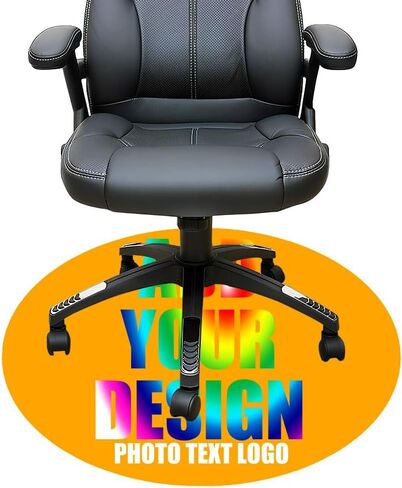 Personalized Gaming Chair Mat Personalized Office Chair Mat Add Your Picture Text Logo Rolling Chair Mat for Hardwood 01 in Saudi Arabia