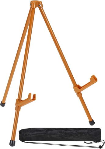 PATIKIL 1Set Tabletop Easel Stand for Display, 14in Table Top Easel Stand Small Portable Tripod Aluminum for Signs Poster Art Painting Decor Picture Photo Wedding, White in Saudi Arabia
