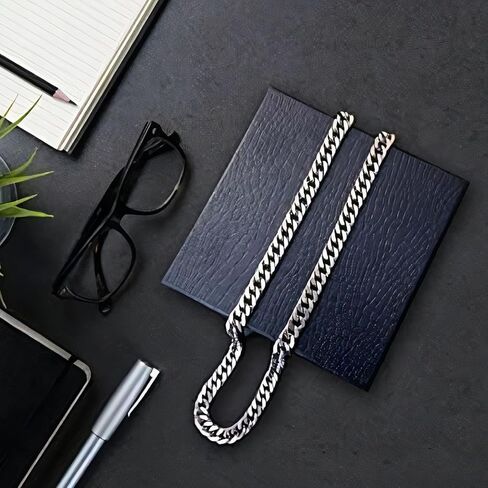 To My Son Necklace From Mom And Dad, Cuban Chain Necklace, Mother To Son Necklace, Son Gifts From Dad, Father Son Necklace, Necklace For Son, Gifts For Son Birthday Christmas, Son Jewelry From Mom in Kuwait