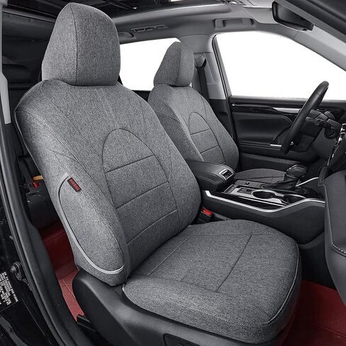 Coverdream أغطية مقاعد السيارة التجريبية الملائمة المخصصة لعام 2023 2024 2025 Honda Pilot LX، Sport، Touring، Elite، EX-L (8 ركاب)، الصف الثاني 40/60 سبليت، واقي مقعد جلدي بتغطية كاملة (مجموعة كاملة، أسود) in Kuwait
