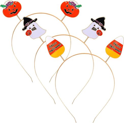 YAHPERN Halloween Headband for Women Boo Ghost Happy Halloween Hairband Costume Party Hair Accessory Holiday Gifts in Saudi Arabia