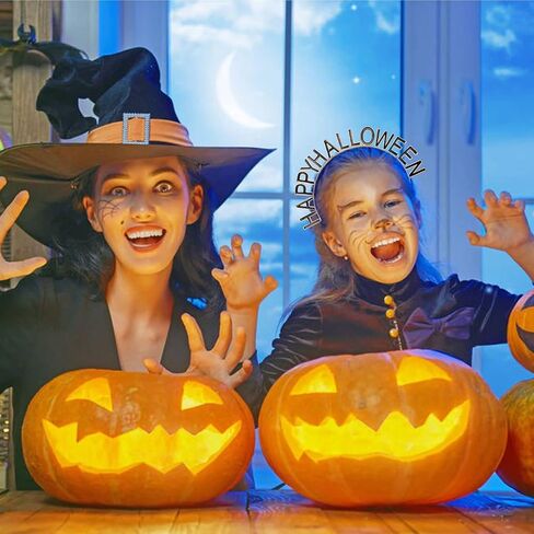YAHPERN Halloween Headband for Women Boo Ghost Happy Halloween Hairband Costume Party Hair Accessory Holiday Gifts in Saudi Arabia