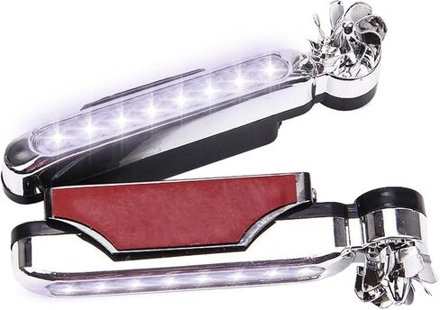 UGSHY Pack-2 مصابيح زينة LED للسيارة، مصابيح تشغيل نهارية تعمل بطاقة الرياح، مجموعة استبدال إضاءة LED، عالمية لمعظم السيارات وسيارات الدفع الرباعي والشاحنات (أبيض) in Kuwait