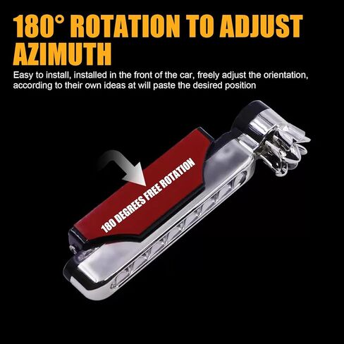 UGSHY Pack-2 مصابيح زينة LED للسيارة، مصابيح تشغيل نهارية تعمل بطاقة الرياح، مجموعة استبدال إضاءة LED، عالمية لمعظم السيارات وسيارات الدفع الرباعي والشاحنات (أبيض) in Kuwait