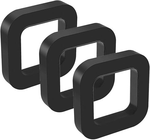 3 قطع من وسائد كاتم الصوت لإزالة الضوضاء بخطاف المقطورة، تقلل من خشخشة الوسادة المطاطية، تناسب أي جهاز استقبال وصلة مقطورة 2 بوصة، وتوفر وسادة بين أجهزة الاستقبال ووصلات السحب (أسود) in Kuwait