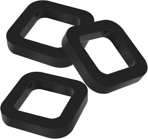 3 قطع من وسائد كاتم الصوت لإزالة الضوضاء بخطاف المقطورة، تقلل من خشخشة الوسادة المطاطية، تناسب أي جهاز استقبال وصلة مقطورة 2 بوصة، وتوفر وسادة بين أجهزة الاستقبال ووصلات السحب (أسود) in Kuwait