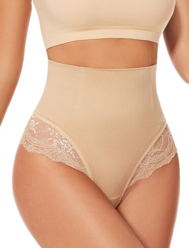 SURE YOU LIKE Tummy Control Thong Shapewear for Women Lace Underwear Seamless Body Shaper in Saudi Arabia