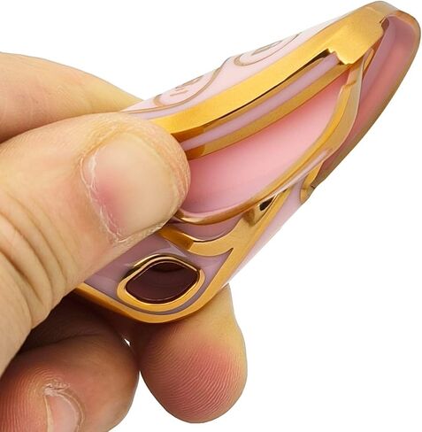 Key Fob Cover Case Shell Keychain for Suburban Tahoe Traverse GMC Acadia Yukon Cadillac Escalade SRX Buick Enclave Pink (for GMC B) in Saudi Arabia