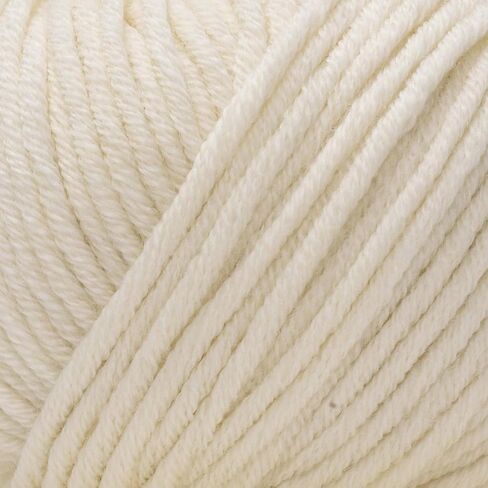Estako Wool 98 100% Superwash Merino Wool Medium Worsted Weight Soft Knitting and Crochet Yarn 1.76 oz (50gr) 98 yds (90 m) (6351-Peach Puff) in Kuwait