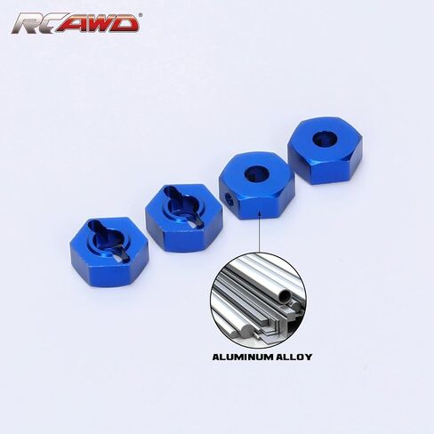 RCAWD 12mm Wheel Hex Hub for Arrma 1/10 Gorgon 4X2 MEGA 550 Upgrades Part Blue in Saudi Arabia
