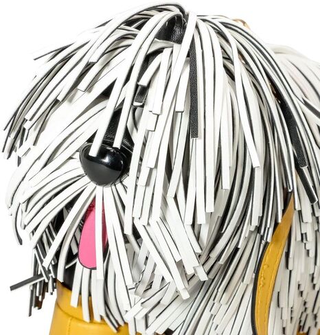 Women Luxury Designer Fringed Handbag Shoulder Bag for Women Cute Puppy Shape Evening Party bag in Saudi Arabia