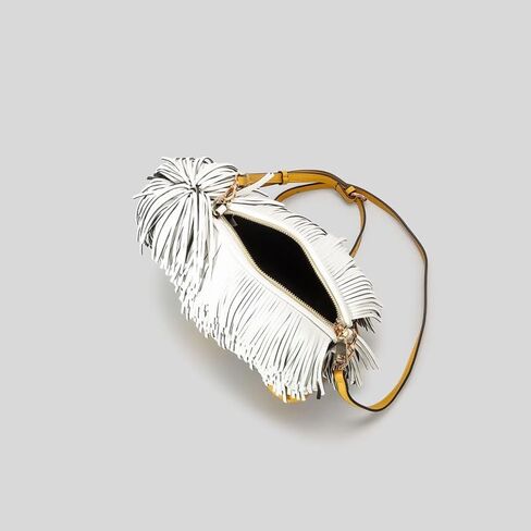 Women Luxury Designer Fringed Handbag Shoulder Bag for Women Cute Puppy Shape Evening Party bag in Saudi Arabia