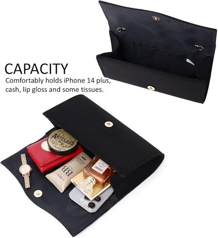 حقائب سهرة نسائية من جلد الغزال الصناعي مغلف بمقبض ومحفظة لامعة من حجر الراين حقائب يد نسائية لحفلات الزفاف والحفلات الراقصة in Kuwait