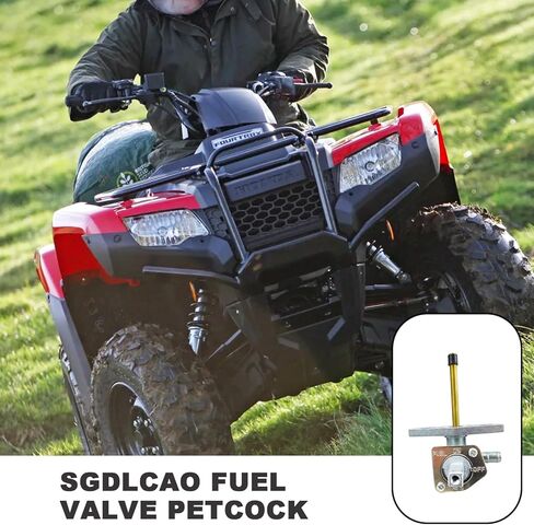 Fuel Petcock with Lever Screw Petcock Fuel Shutoff Valve for Honda Recon 250 TRX250 1997-2014,Honda Rancher TRX350 2004-2006,Honda Rancher TRX420 2007-2013 Universal Honda Fuel Tank Switch Valve Part in Kuwait