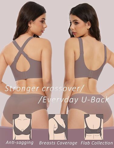 Wavy Wireless Bras for Women Push Up Bras Women's Seamless Bras No Underwire Comfort Bralettes Full Coverage Everyday Bra in Saudi Arabia