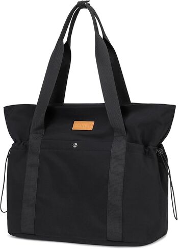 Travel Tote Bag, Multi Pocket Work Tote Bags for Women Fits 15.6'' Laptop Shoulder Bag with Zipper Shopping Bag in Saudi Arabia
