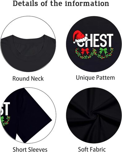 Christmas Shirts Couples Xmas Graphic Couples Christmas Tshirt Funny Holiday Couples Matching Outfit Sets in Saudi Arabia