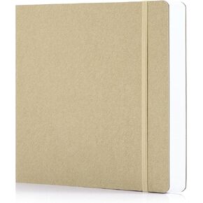 Hardcover Sketch Book 8.3"x 8.3" Square Sketchbook 96 Sheets/192 Pages Thick Sketch Pad 120GSM Art Paper for Kids Adults Beginners Artists