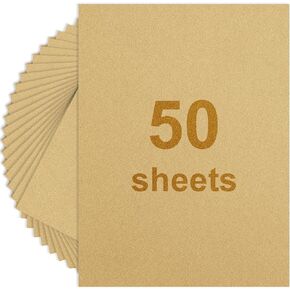 LOTMER 50 Sheets Cardstock Paper 8.5 x 11 Inch Heavy White Paper 75lb 200 GSM Thick Cardstock for DIY Cards Making, Stationery Printing, Craft Projects