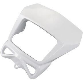WFLNHB White Headlight Shroud Surround Replacement for Suzuki DR-Z400S DRZ400SM DR200S DR650SE 2002-2023 Replacement 51811-29F50-30H