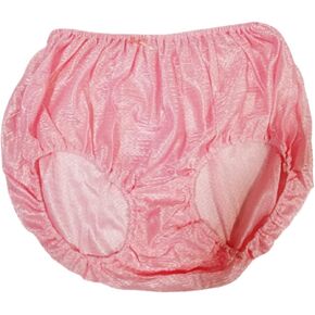 Size L 4 pcs/set Thai Vintage Shining Sheer Nylon Panties Brief Underwear Adult man woman Comfort Loose Soft random color