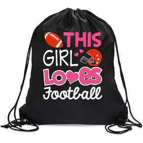 هذه الفتاة تحب كرة القدم حقيبة ظهر برباط للنساء والابنة، حقيبة رياضية مقاومة للماء لمحبي كرة القدم لمحبي كرة القدم، هدايا عيد الميلاد المضحكة لصالة الألعاب الرياضية من أجلها in Kuwait