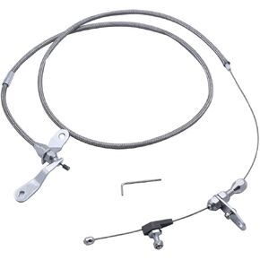 1 SET SHLPDFM Kick Down Cable Fits for All Ford C-4 Transmissions Flexible Stainless Steel Kickdown Cable Kit