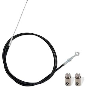 1 Pack Car Engine Throttle Cable, 71In Durable Metal Accelerator Controller Harness, Universal 8252-1390 ASW Automotive Connecting Line Accessories for Truck SUV Car (Black)