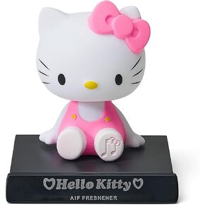 PARTY BUZZ Cute Anime Cat Auto Dashboard Decoration, Self-Sticking Bobble Head Car Decorations Accessories, for Car Interior Home Office Decoration Creative Gift (Pink)