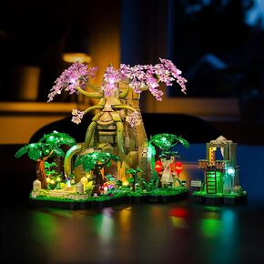 LED Lighting Compatible with Lego Great Deku Tree 2-in-1 77092, Light Kit Compatible with Lego 77092, Giving Light to Model, NOT Included The Model Set(18 Key RC Version)
