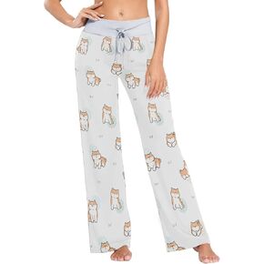 Aflyko Women Pajama Pants Cute Pjs Sleepwear Pants