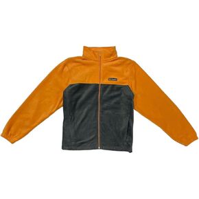 Columbia Mens Granite Mountain Full Zip Fleece Jacket (US, Alpha, Medium, Regular, Regular, Tangerine/grey)