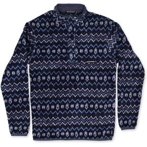 Southern Marsh Tangier Ikat Fleece Pullover