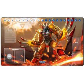 جديد Mlikemat DTCG مبارزة Playmat Digimon Wargreymon أنيمي التداول اوراق اللعب حصيرة الوسادة + حقيبة حصيرة مجانية