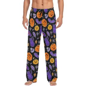 Fisyme Mens Pajama Pants Men's Pajama Bottoms Soft Sleep Lounge Pj Pants