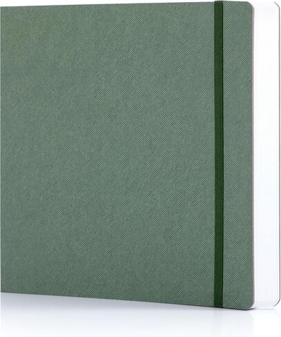 Hardcover Sketch Book 8.3"x 8.3" Square Sketchbook 96 Sheets/192 Pages Thick Sketch Pad 120GSM Art Paper for Kids Adults Beginners Artists in Saudi Arabia