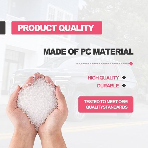 لوحة عاكسة حمراء لجانب الراكب الأيمن والخلفي الأيسر لباب السائق (عبوة من 2) عاكس لوحة الباب الداخلي مناسب لسيارة شيفروليه جي إم سي يستبدل الجزء # 15183155، 15183156 in Kuwait