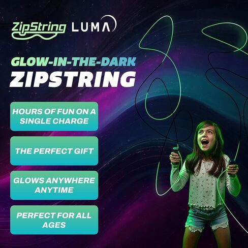 خيوط بديلة من Lightning Luma للعبة قاذفة الحبال، عبوة من 3 قطع - سلسلة فيدجيت متوهجة بالأشعة فوق البنفسجية في الظلام للأطفال والكبار - يتميز خزان القرش باستبدال سلسلة حلقة حبل لاسو in Saudi Arabia