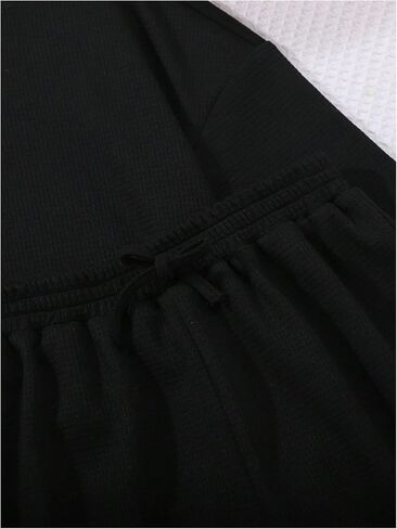 Girl's 2 Piece Outfits Drop Shoulder Short Sleeve Tee Shirt and Track Shorts Sets Summer Cute Clothes in Saudi Arabia
