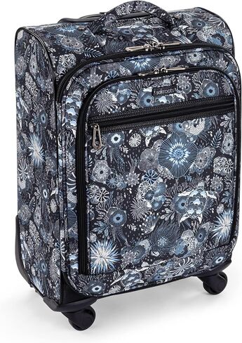 Sakroots On the Go 4 Piece Travel Bundle, Includes 21" Rolling Suitcase, Packable Large Tote, Medium & Small Pouches, Black Spirit Desert in Saudi Arabia