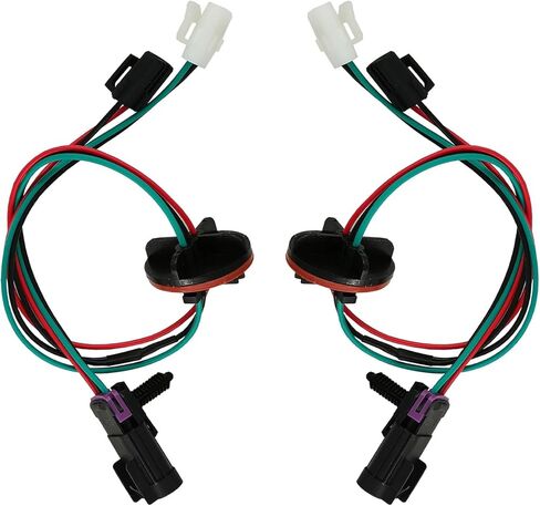 1PCS Headlight Lamp Wiring Harness Compatible with Dodge 2012-2018 Ram 2500/3500/4500/5500, 2011-2022 Ram 1500 Replace 68193062AB 68193062AA for Quad Halogen Only in Saudi Arabia