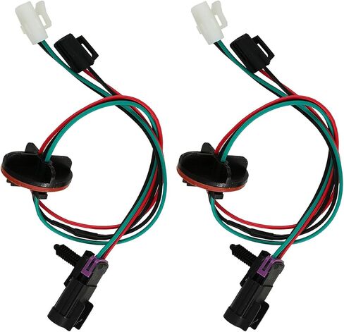 1PCS Headlight Lamp Wiring Harness Compatible with Dodge 2012-2018 Ram 2500/3500/4500/5500, 2011-2022 Ram 1500 Replace 68193062AB 68193062AA for Quad Halogen Only in Saudi Arabia