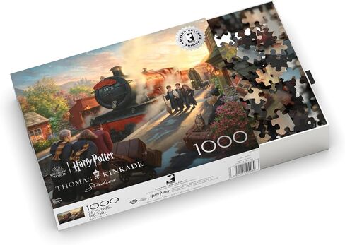 Ceaco - Silver Select - Thomas Kinkade - Hogwart's Express - 1000 Piece Jigsaw Puzzle for Adults Challenging Puzzle Perfect for Game Nights in Saudi Arabia