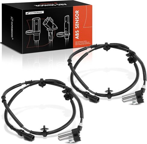 A-Premium ABS Wheel Speed Sensor Compatible with Ford, Mazda Models - Ranger 1995-1997, B2300 1995-1997, B3000/B4000 1995-1997 - Front Driver and Passenger Side, 2-PC Set, Replace# ZZM143701 in Saudi Arabia
